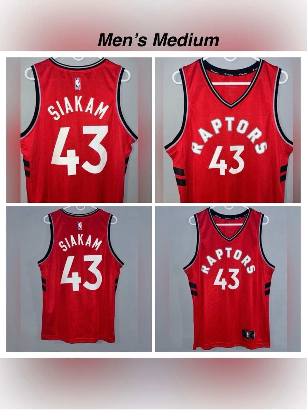Toronto Raptors #43 Pascal Siakam Red NBA Basketball Jersey CHAMPIONSHIP YEAR